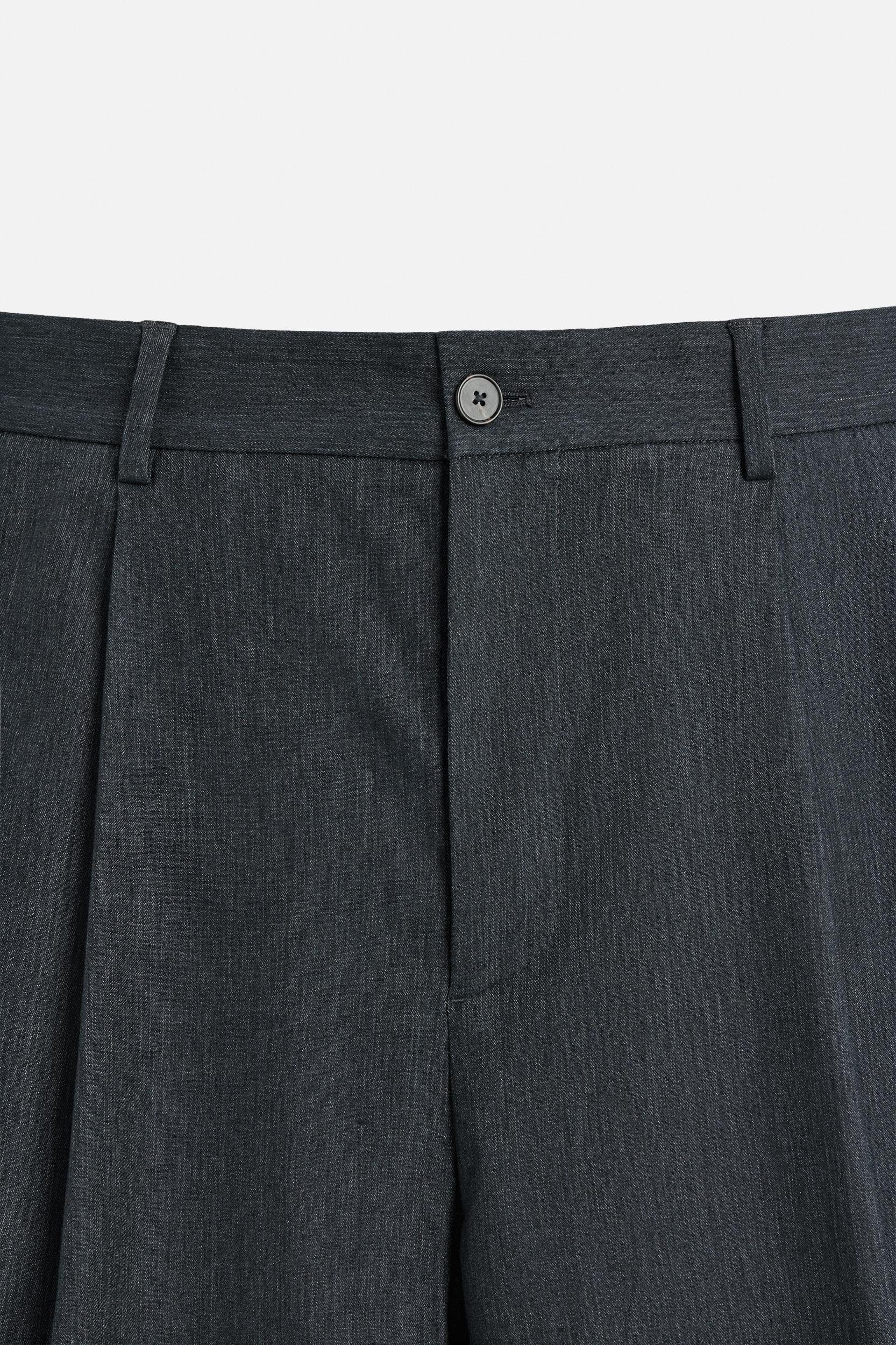 PLEATED REGULAR FIT PANTS Product Image