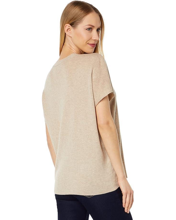Ruched Sleeve V-Neck Product Image