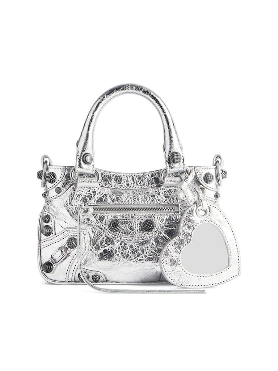 Womens Neo Cagole Mini Metallized Tote Bag Product Image
