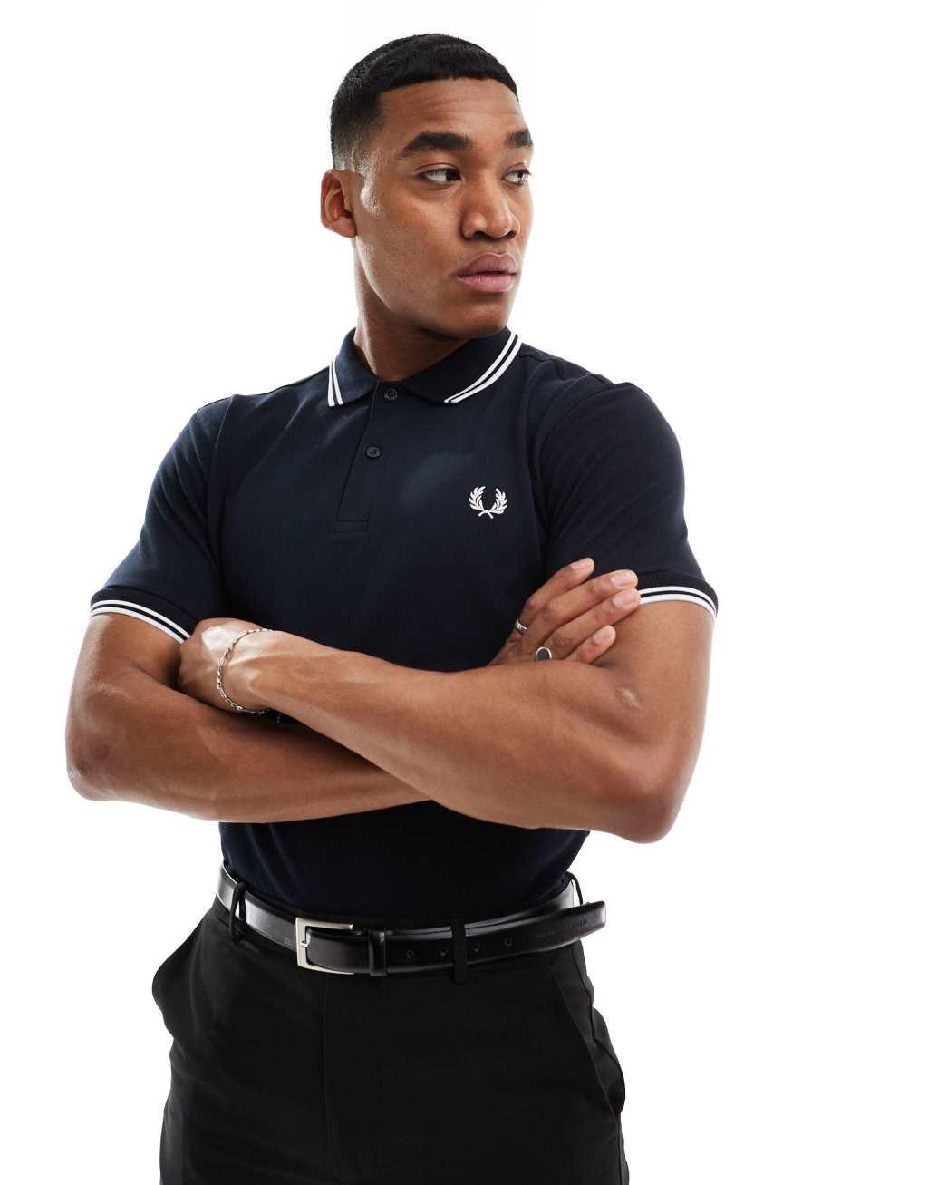Fred Perry twin tipped logo polo Product Image