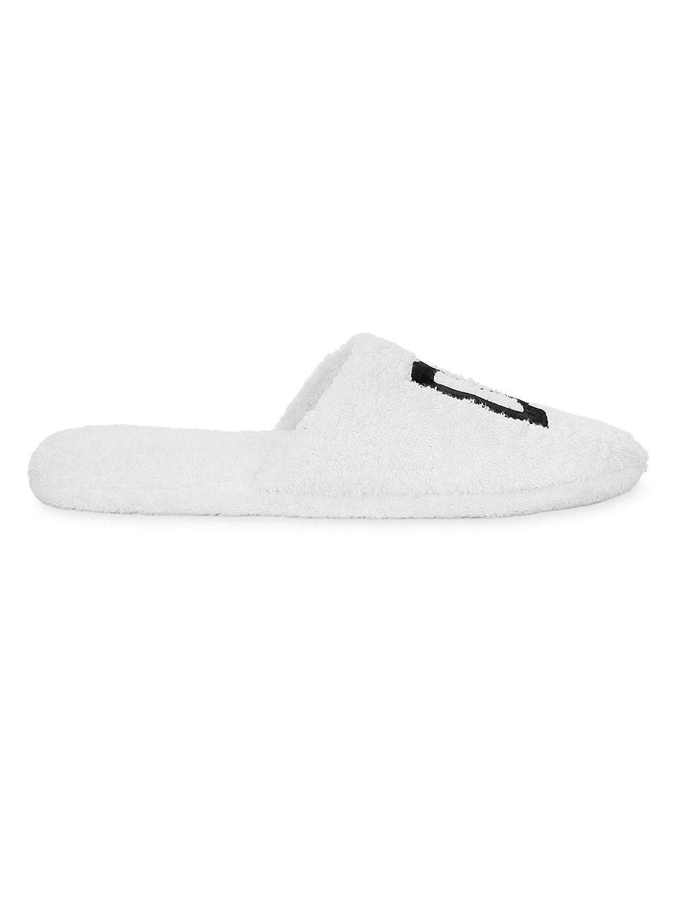 Mens DG Logo Embroidered Slippers Product Image