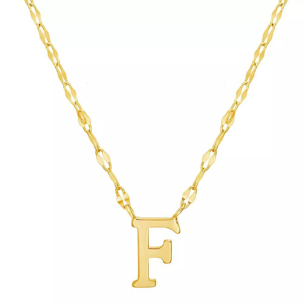 Paige Harper Initial Necklace, Womens F Gold Tone Product Image