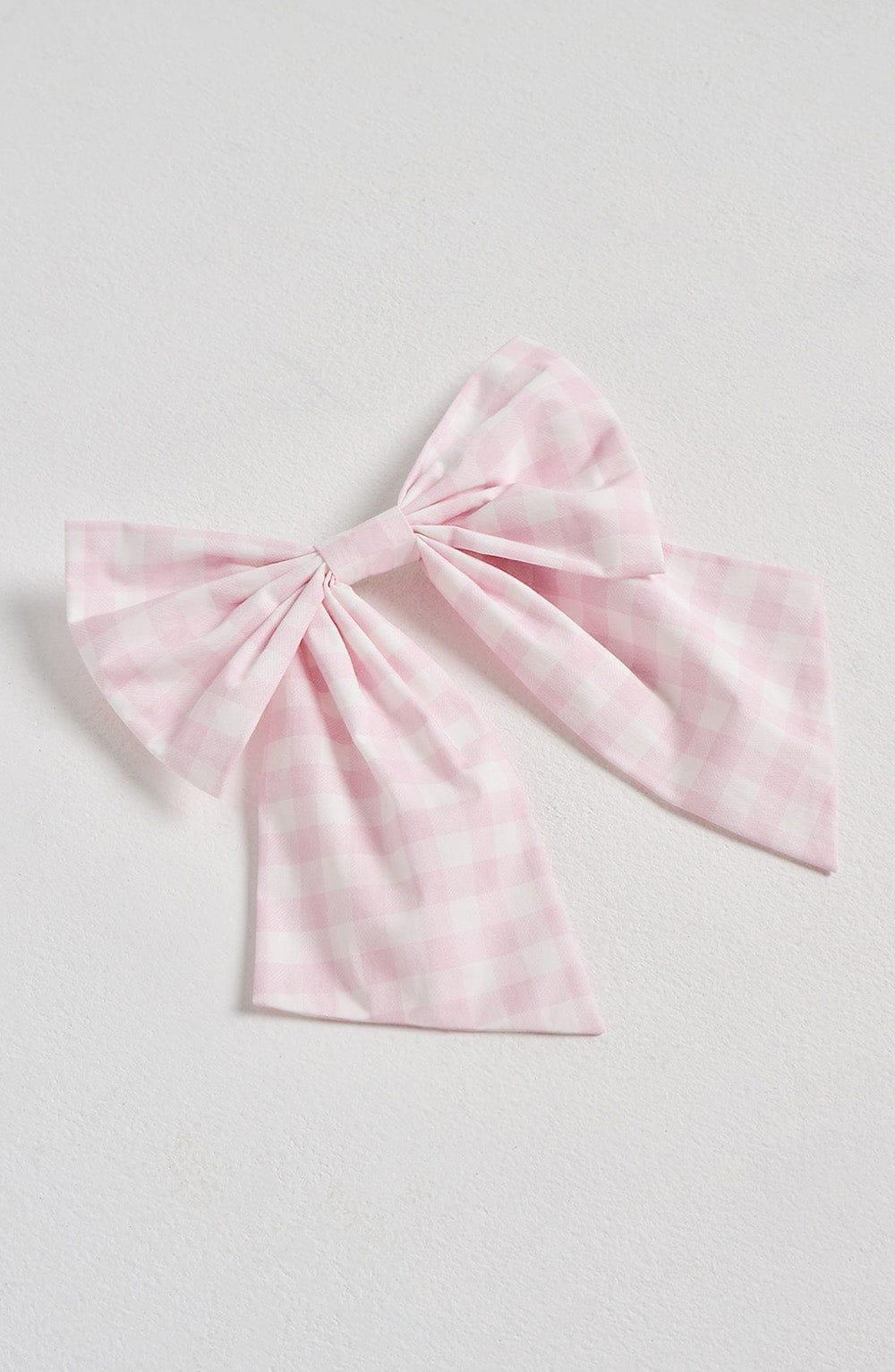 Mitzi Bow - Blush Gingham Product Image