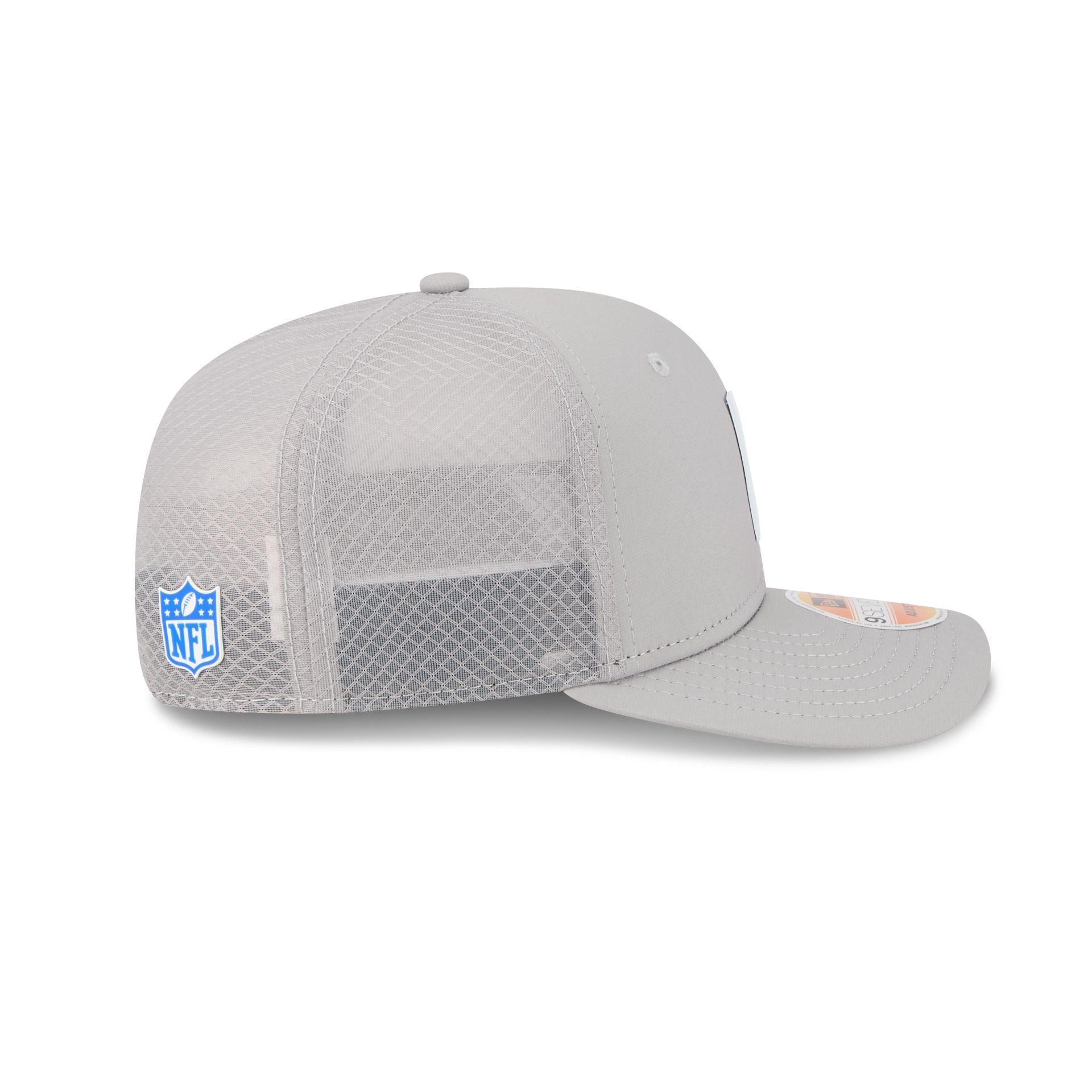 Dallas Cowboys 2025 Sideline Hot Weather Gray 9SEVENTY Trucker Hat Male Product Image