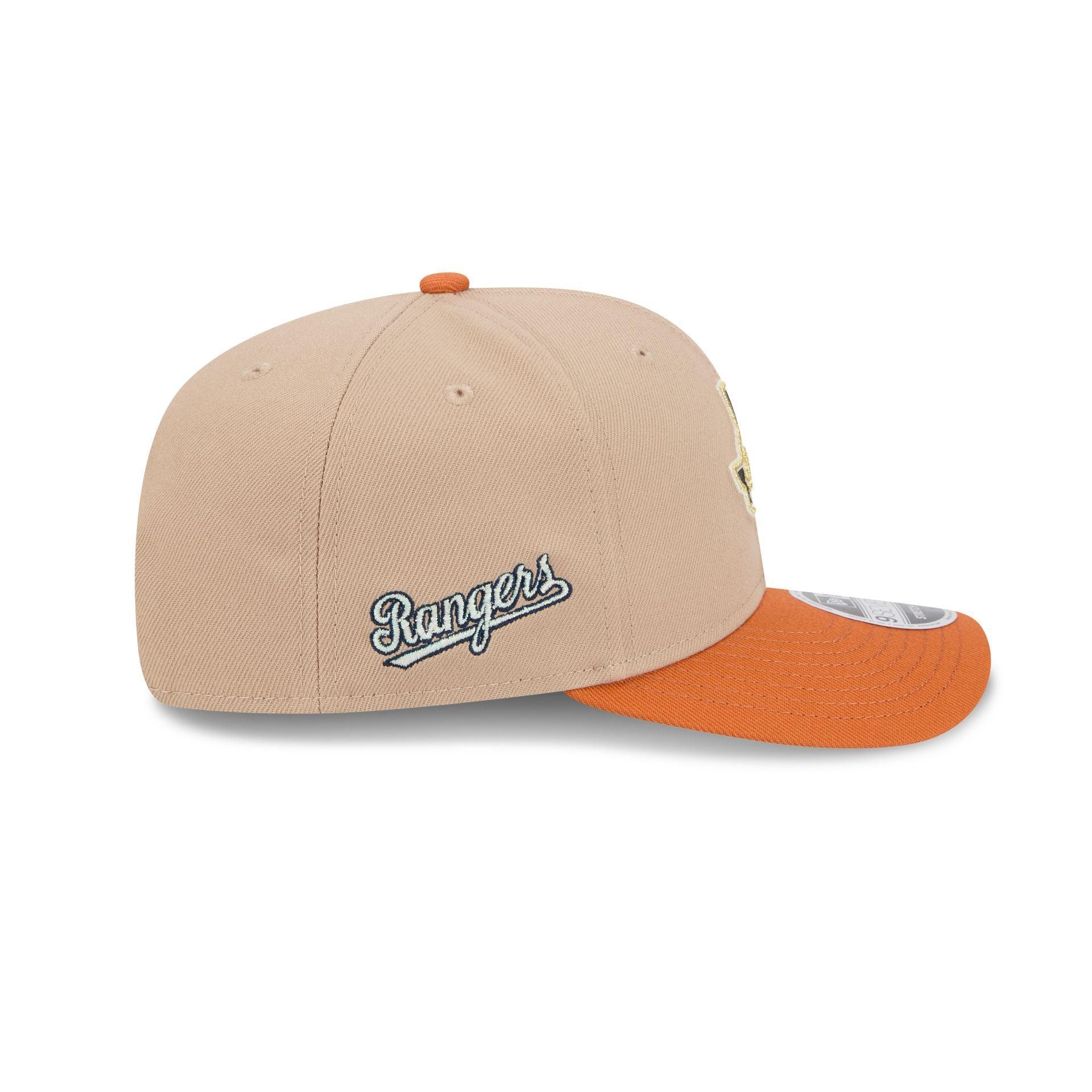 Texas Rangers Sandy Rust 9SEVENTY Snapback Hat Male Product Image