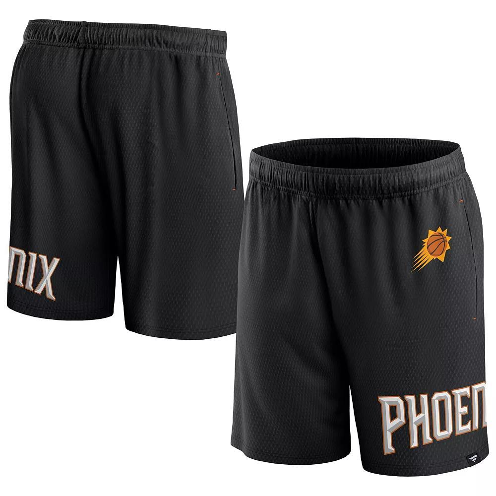 Men's Fanatics Branded Black Phoenix Suns Free Throw Mesh Shorts, Size: Medium, Phx Black Product Image
