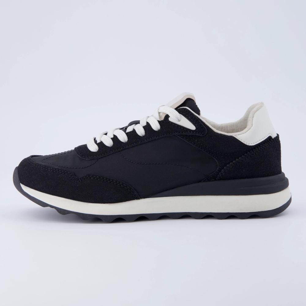 CUSHIONAIRE Women's Kicks lace up Nylon Sneaker +Comfort Foam, Wide Widths Available Product Image