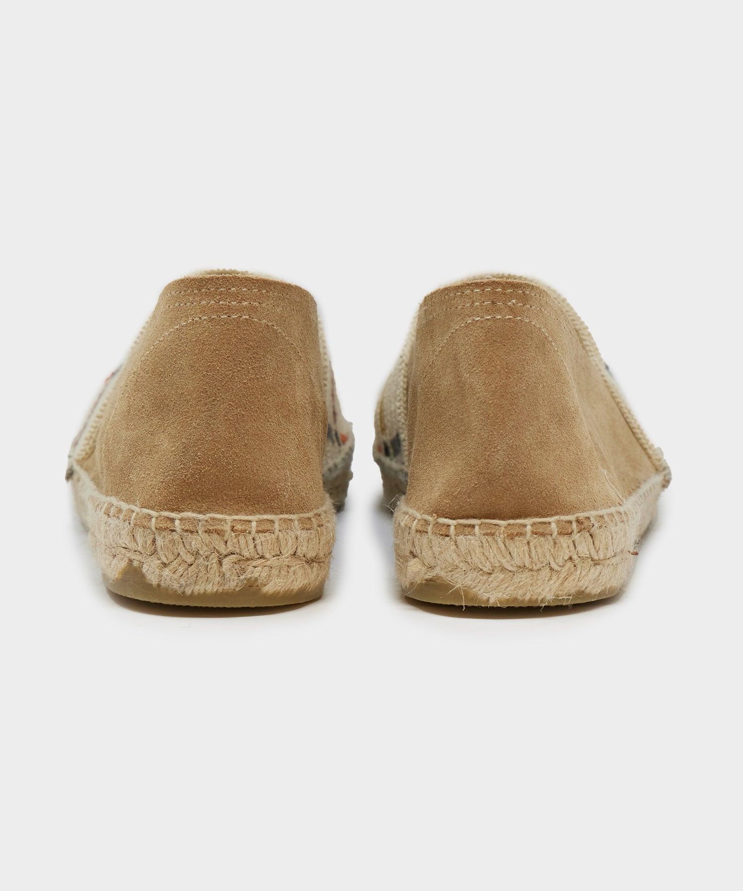 Guanábana Espadrilles In Beige Grid Product Image