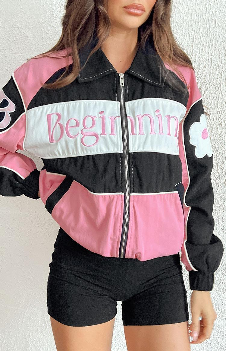 Beginning Pink Bomber Jacket Product Image