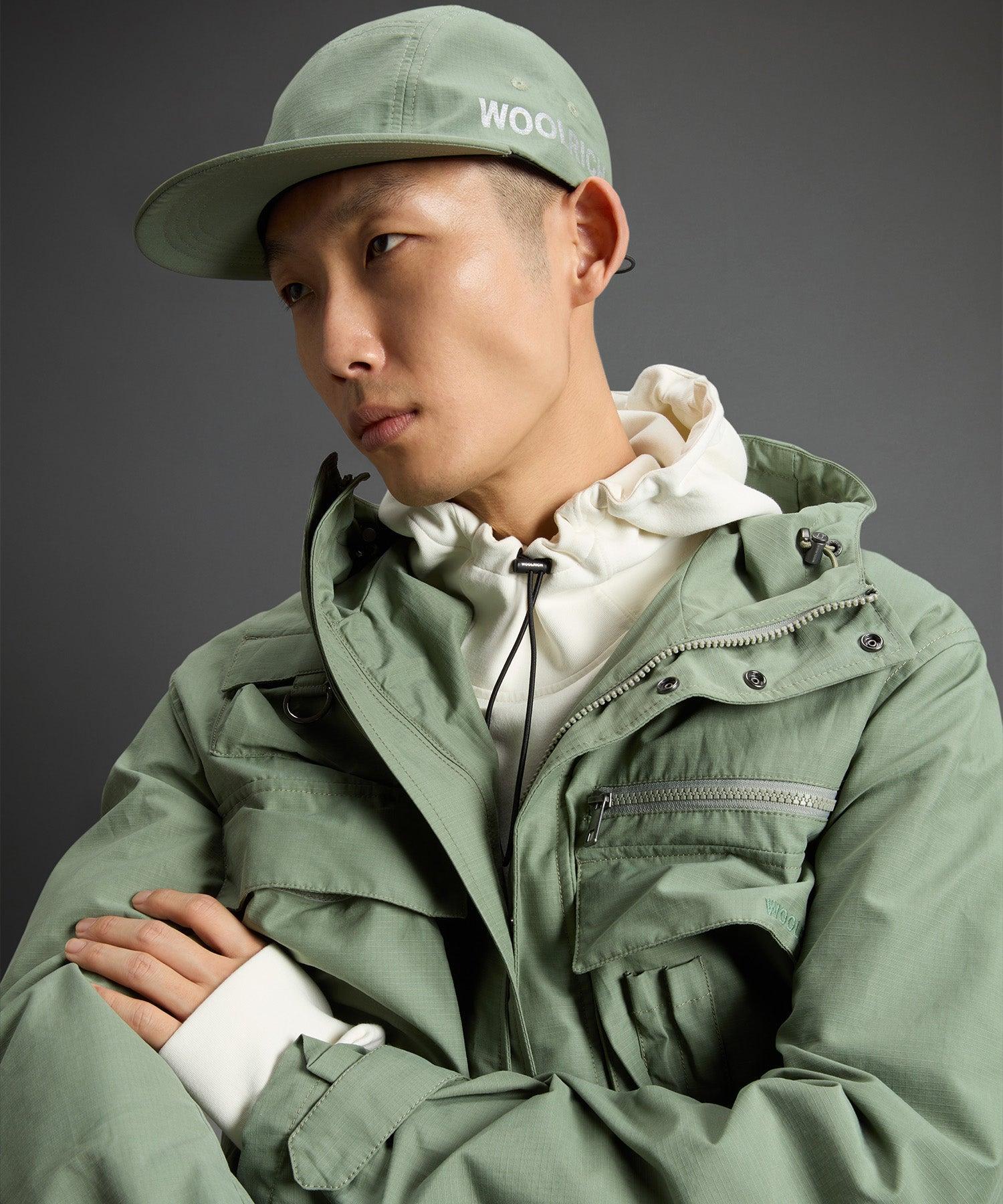 Todd Snyder x Woolrich 5-Panel Cap in Sage Product Image