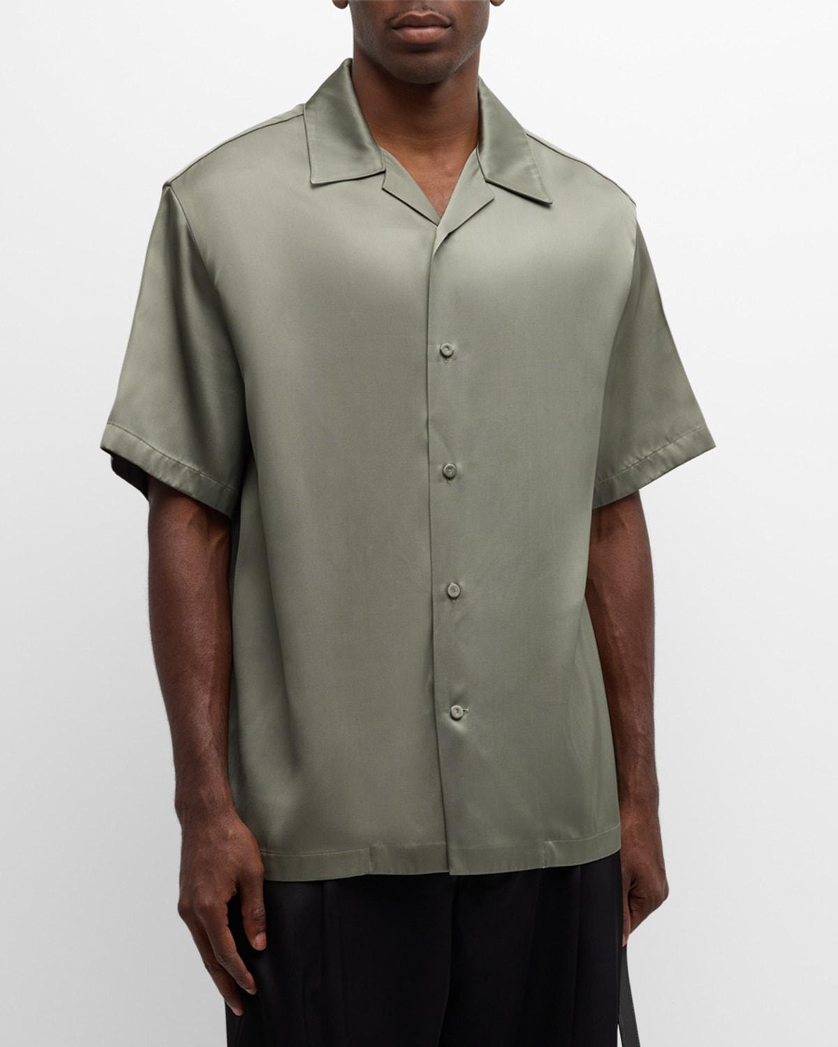 Mens Silk-Blend Shirt Product Image