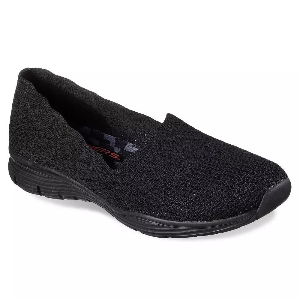 Skechers® Seager Stat Women's Shoes, Size: 8.5 Wide, Black Product Image
