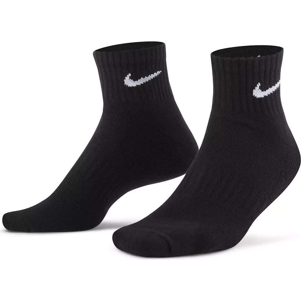 Women's Nike 3-Pack Everyday Cushioned Ankle Socks, Size: Medium, Neutral Product Image