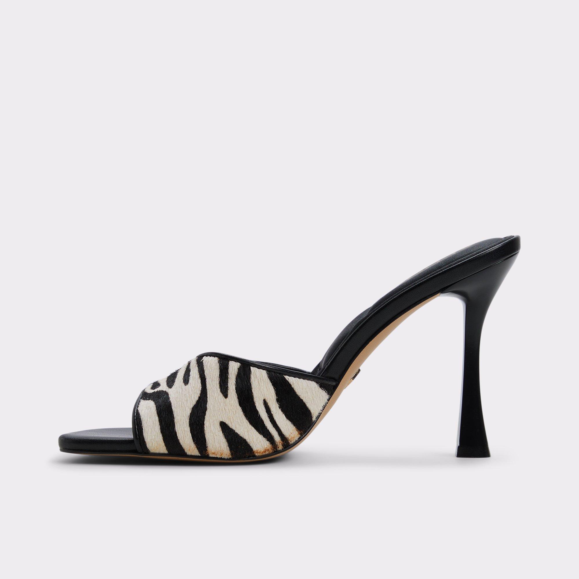 ALDO Evadalia - Women's Animal Print Collection - White, Size 8.5 Product Image