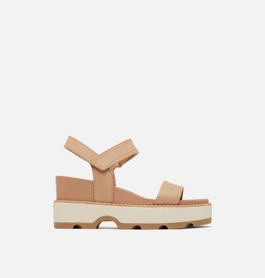 Sorel Womens Joanie Ivy Y Strap Platform Wedge Sandals Product Image