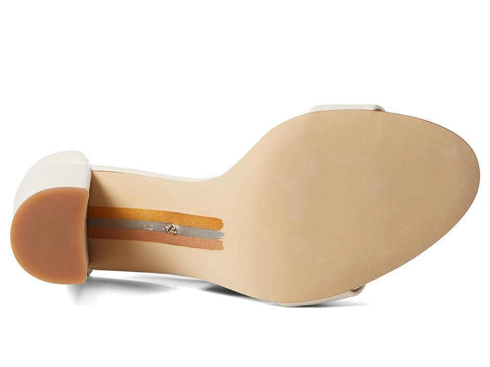 Sam Edelman Yaro Block Heel Sandal Modern Ivory Leather Product Image