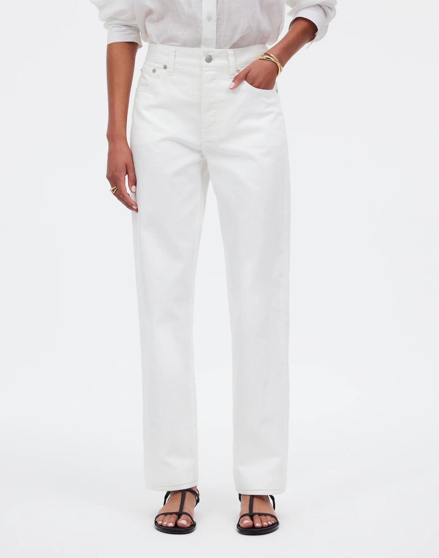 Low-Slung Straight Jeans Product Image