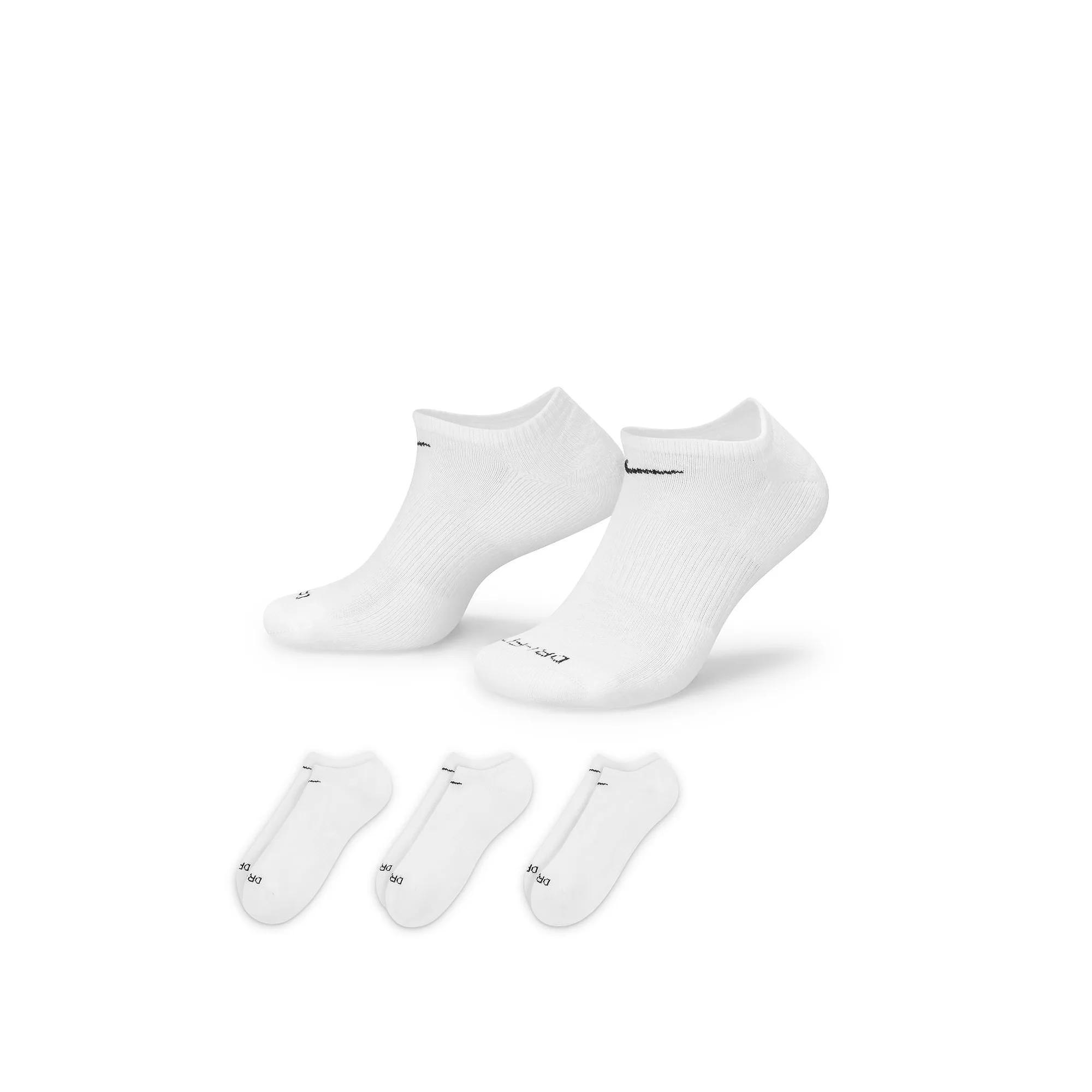 Womens Nike Everyday Plus 3-Pair Cushion Training No-Show Socks Product Image