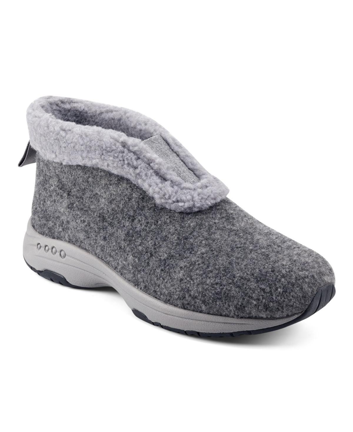 Easy Spirit Treepose Women's Faux-Fur Slipper Boots, Size: 6.5 N, Natural Product Image