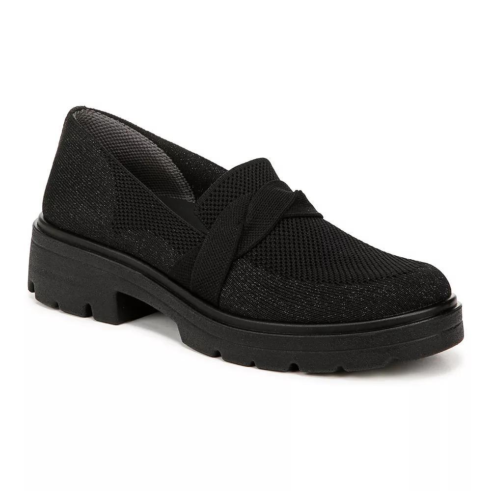 LifeStride Muse Bow Women's Slip-on Loafers, Size: 8, Black Knit Product Image
