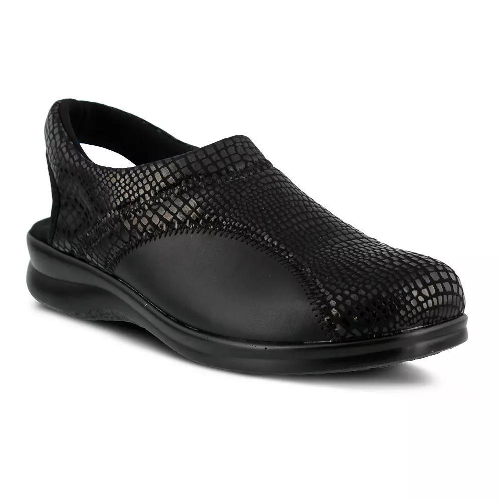 Flexus by Spring Step Flexia Women's Slingback Clogs, Size: 39, Black Python Product Image