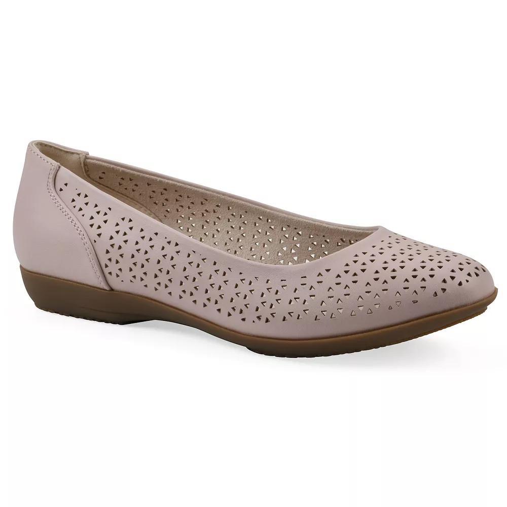 Cliffs by White Mountain Cindy Women's Ballet Flats, Size: 8.5, Pale Pink Burnished Product Image