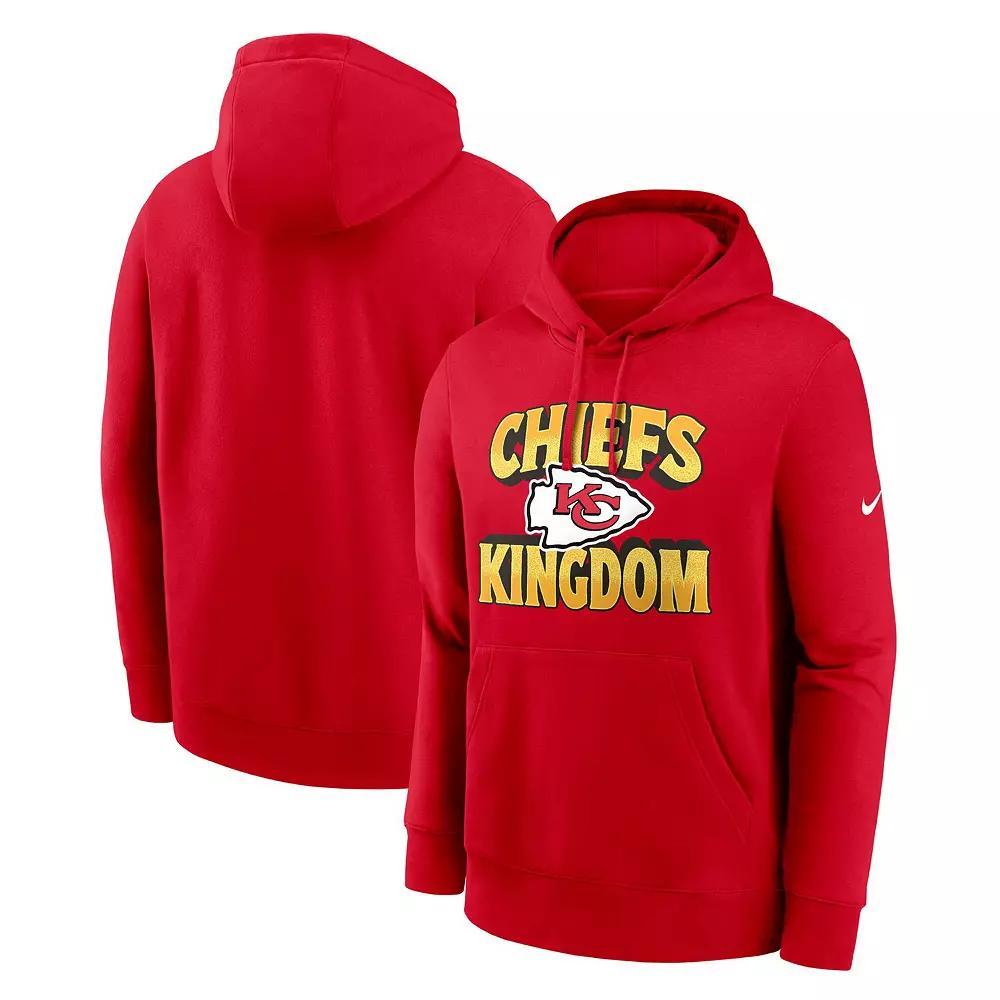 Men's Nike Red Kansas City Chiefs Hometown Fleece Pullover Hoodie, Size: 2XL Product Image