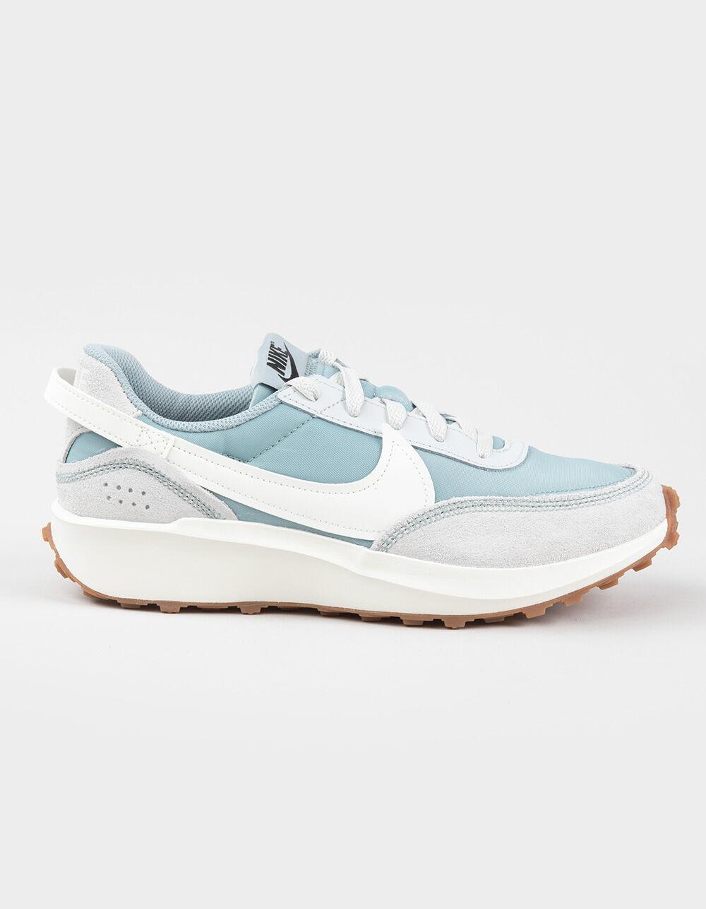 NIKE Waffle Debut Womens Shoes - WHT/BLUE Product Image