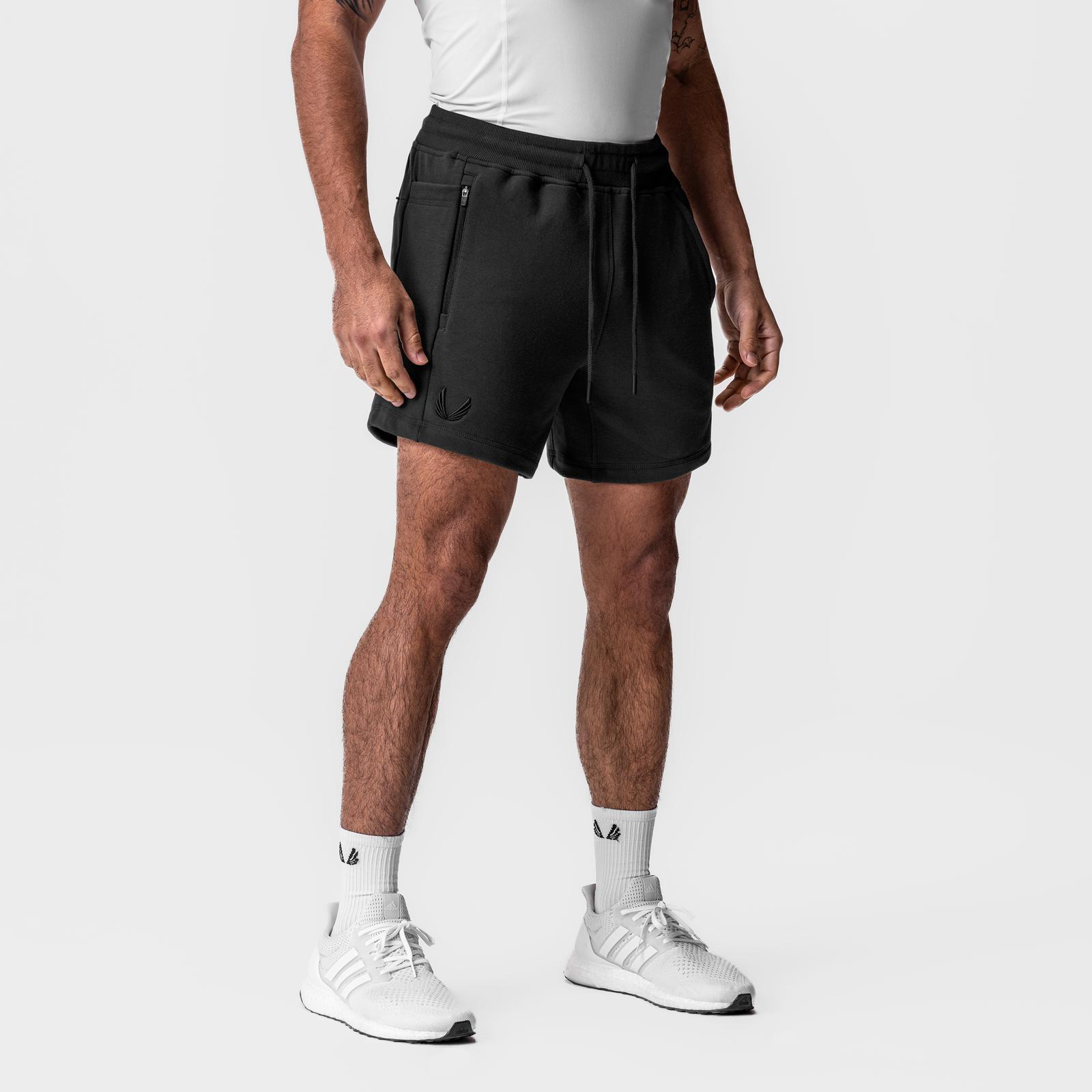 0867. Tech-Terry™ Sidelock Sweat Short - Black Product Image