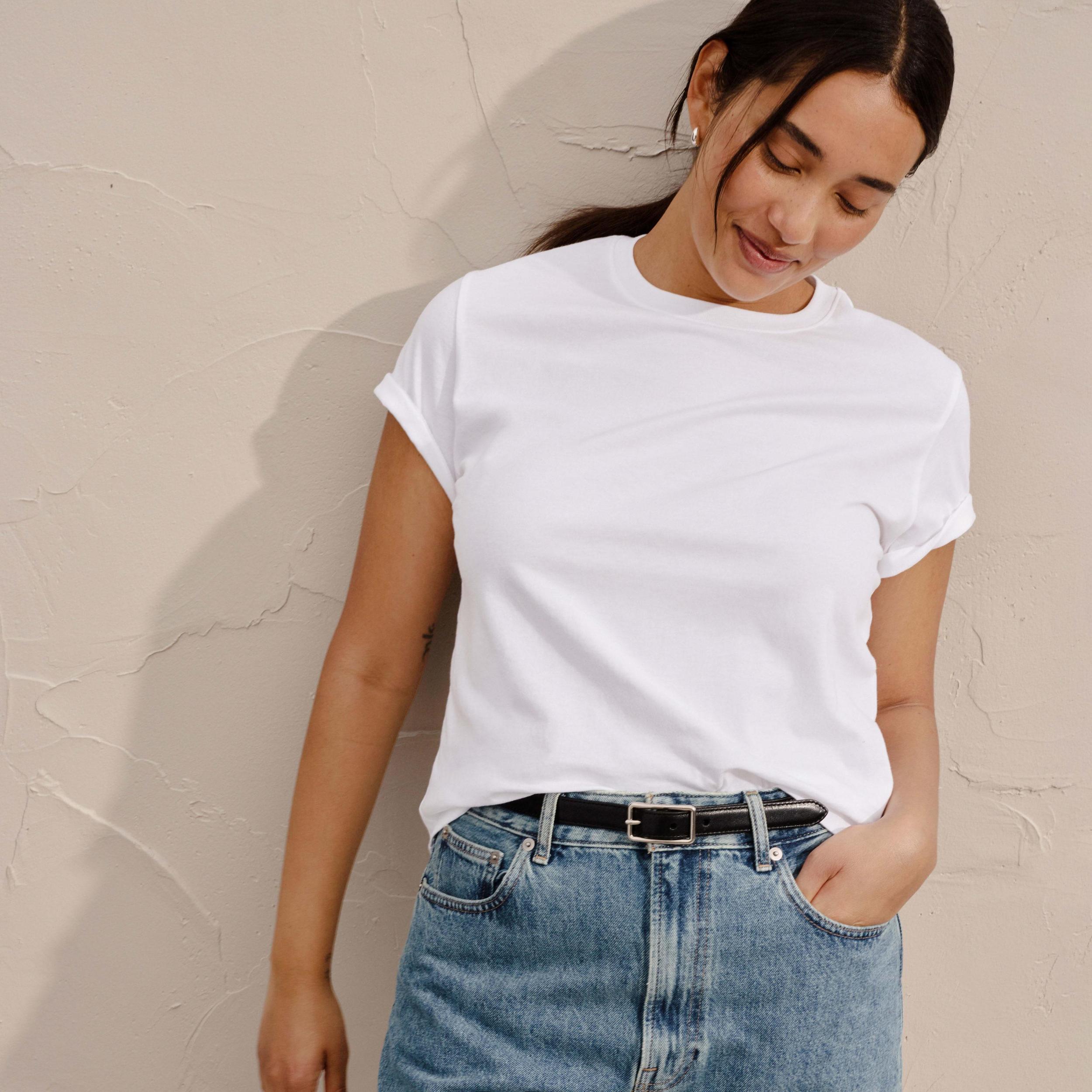 Womens Box-Cut T-Shirt in Essential Cotton by Everlane Product Image