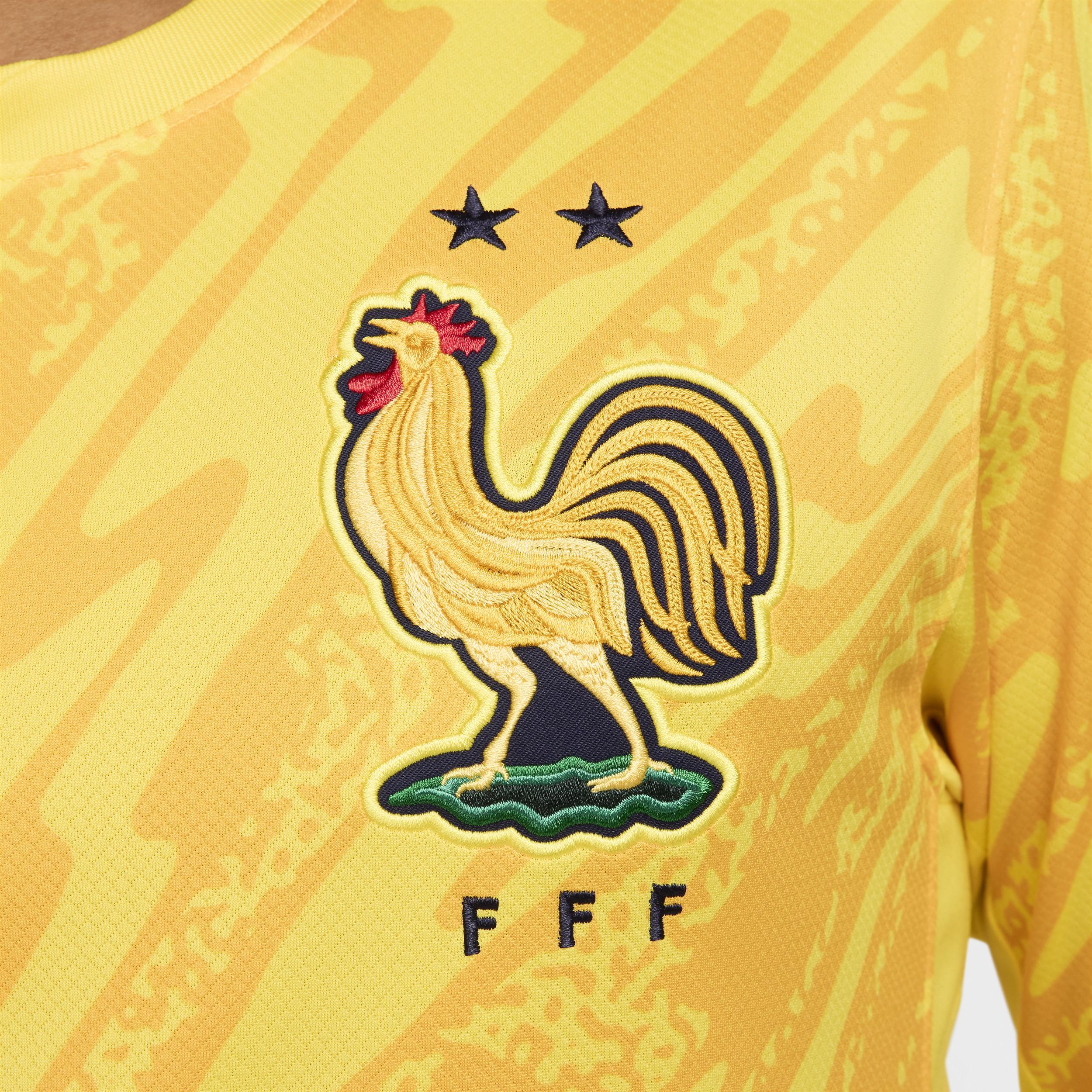 FFF (Team) 2024/25 Stadium Goalkeeper Nike Men's Dri-FIT Soccer Replica Jersey Product Image