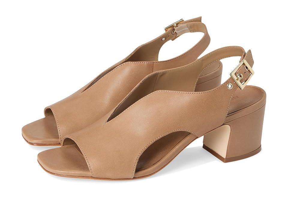Womens Bedford Leather Mid Heel Sandals Product Image