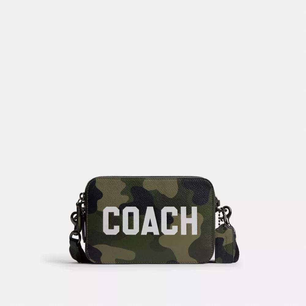 Charter Crossbody Bag 19 With Camo Print And Coach Graphic Product Image