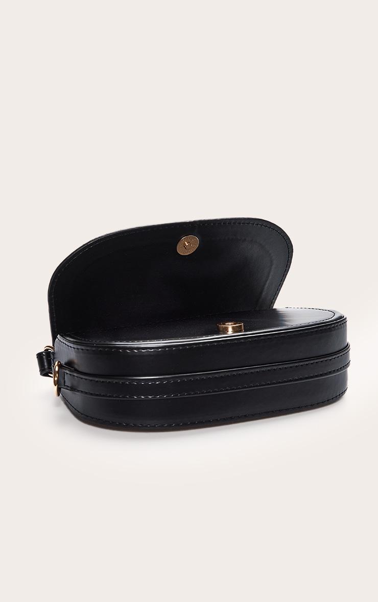 Black Mini Round Cross Body Bag Product Image