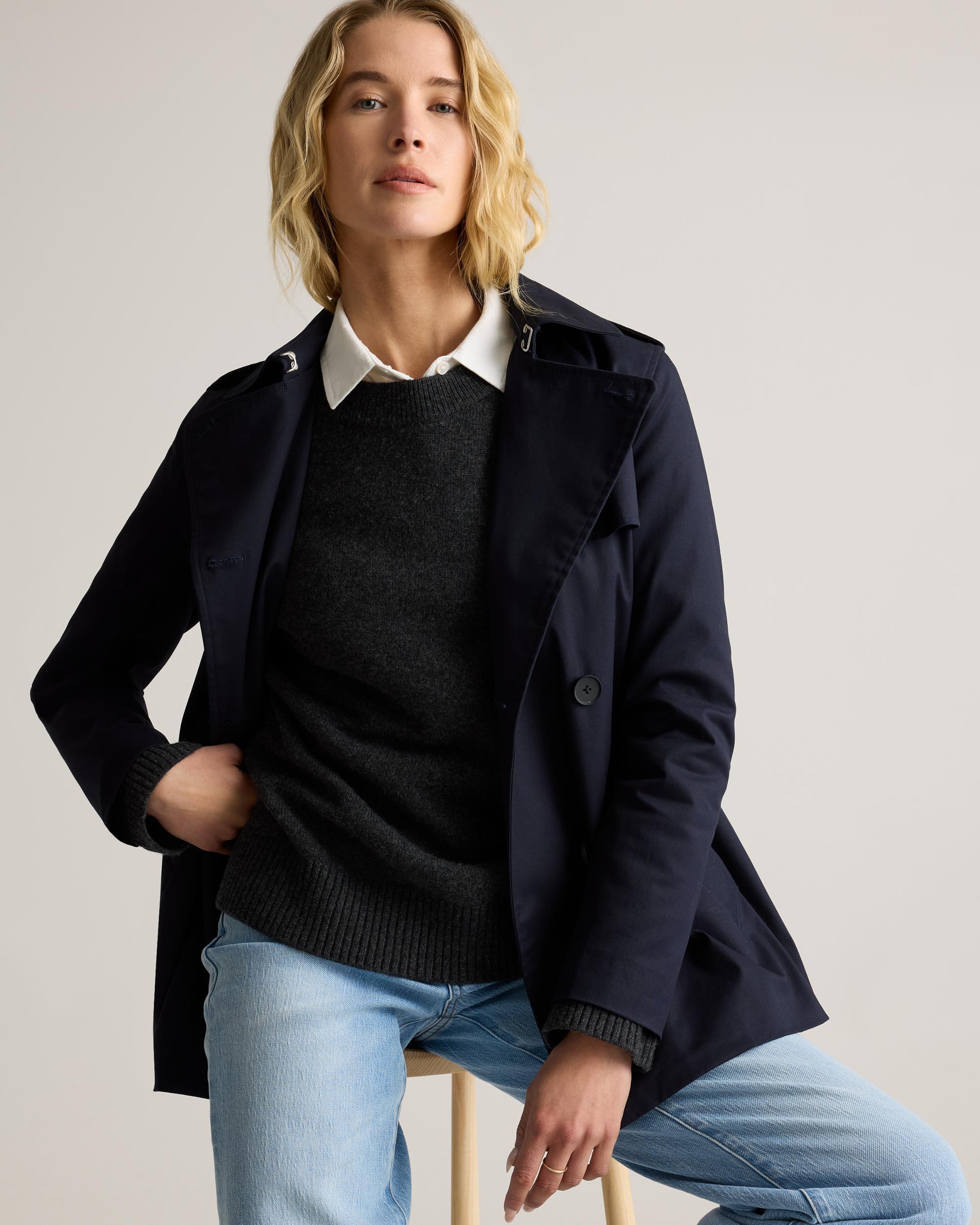 Quince | Women's Mongolian Cashmere OverSized Crewneck Sweater Product Image