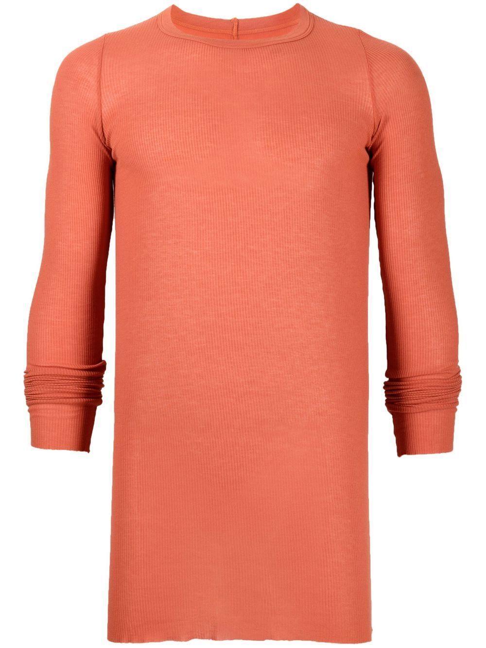 Long Sleeve T-shirt In Orange Product Image
