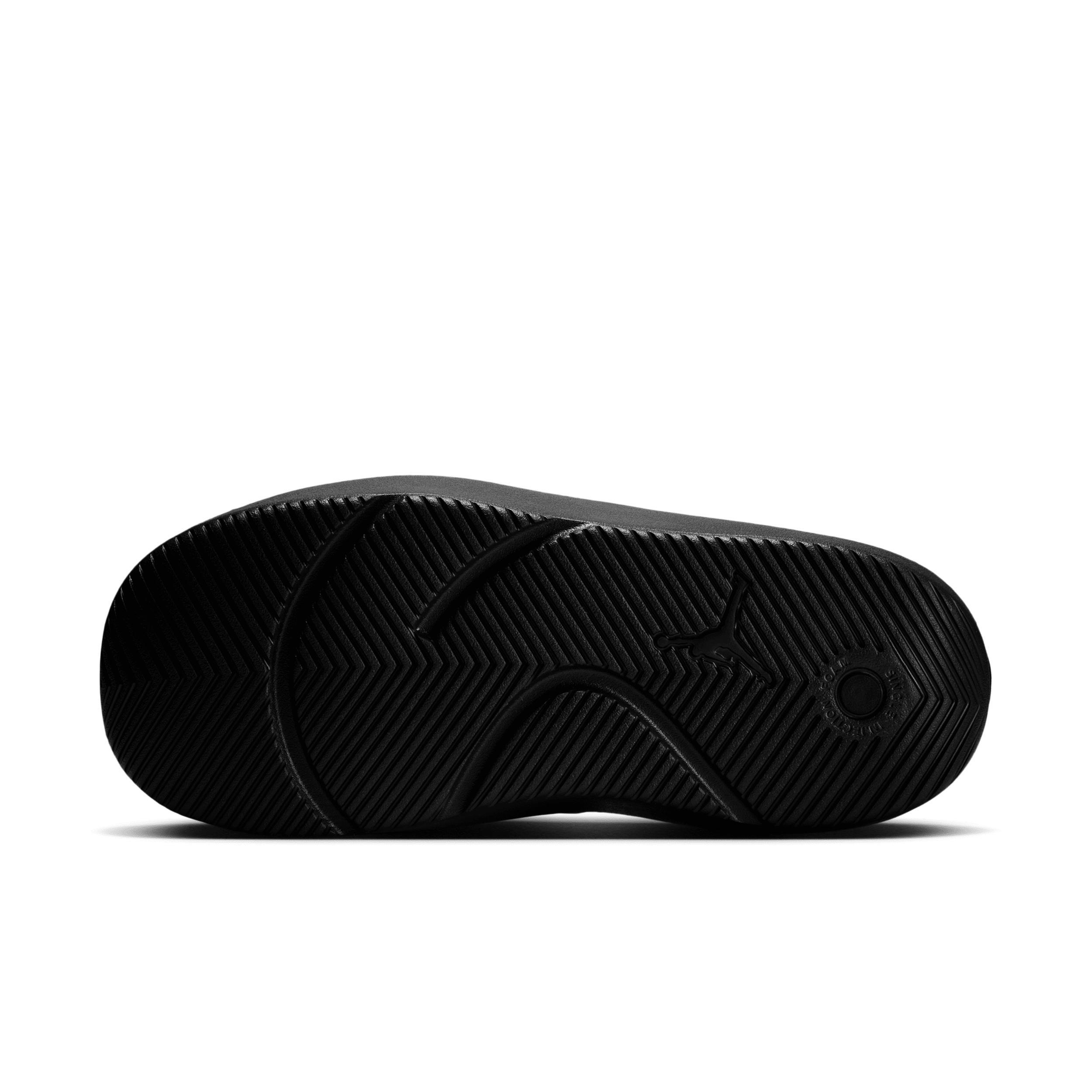 Jordan Men's Franchise Slide Sandals in Black/Black Size 14 Leather Product Image