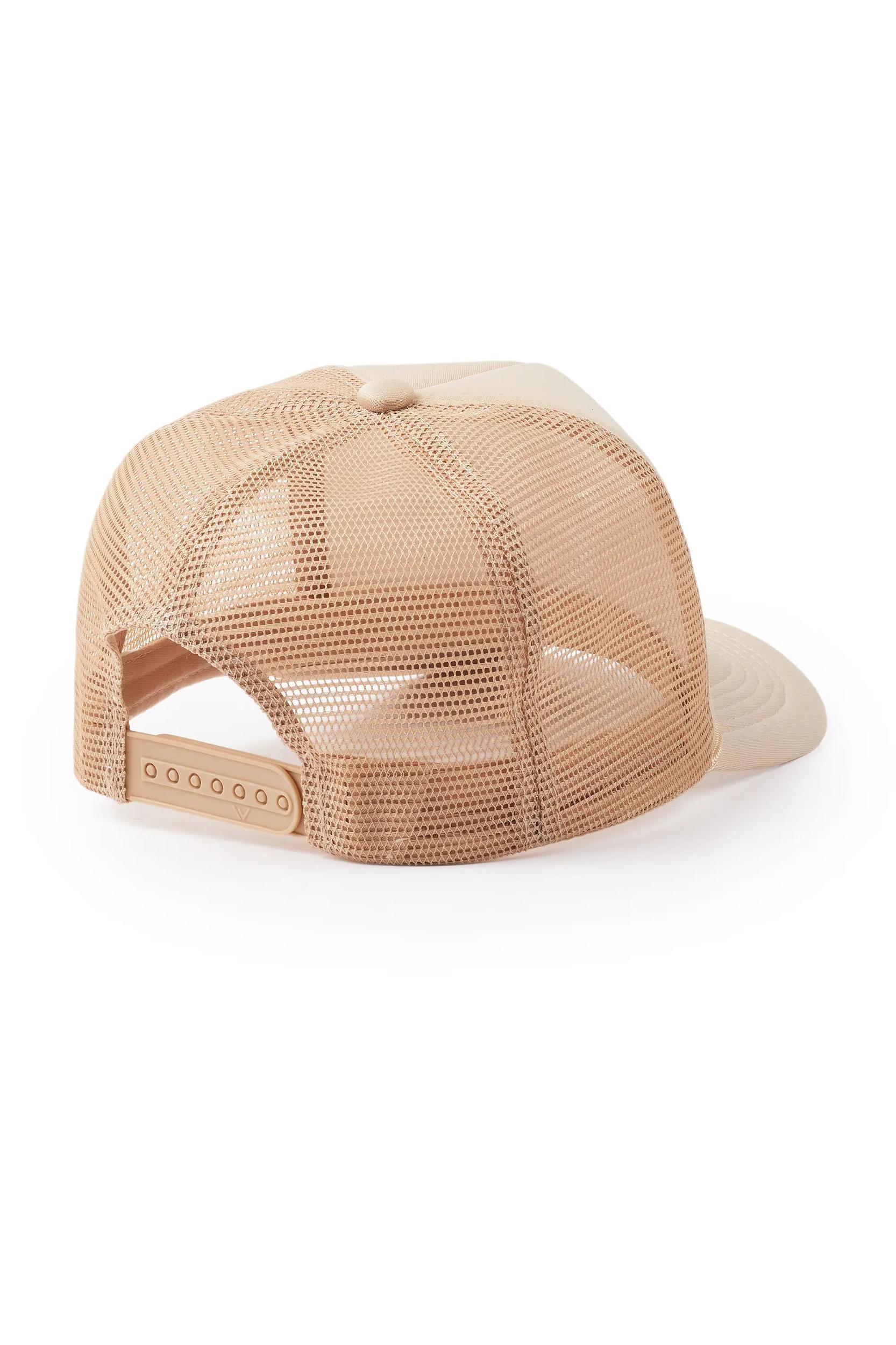 Beno Khaki Graphic Trucker Hat Male Product Image