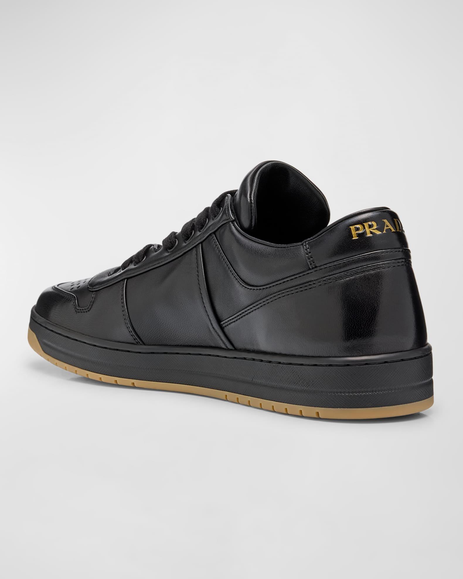 Men's Downtown Napa Leather Low-Top Sneakers Product Image