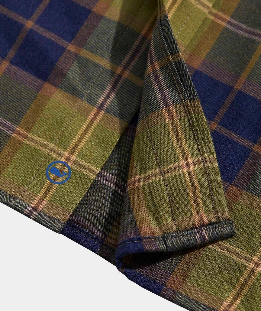 On-The-Go Brushed Twill Plaid Shirt Product Image