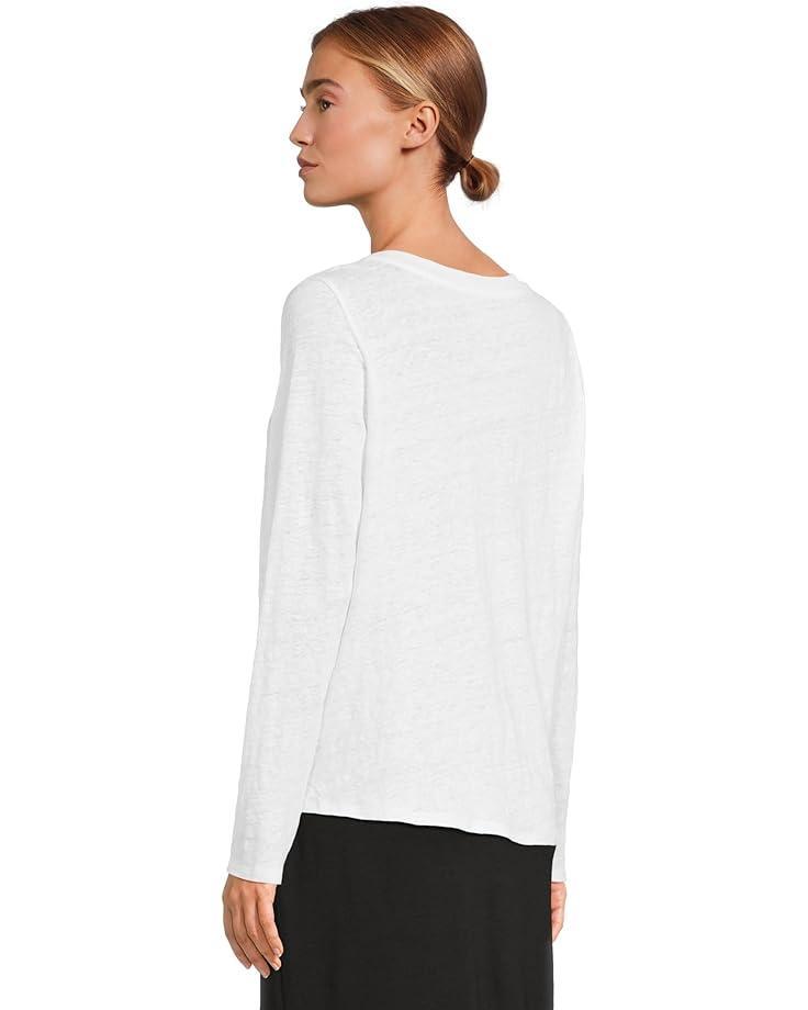 V Neck Long Sleeve Tee Product Image
