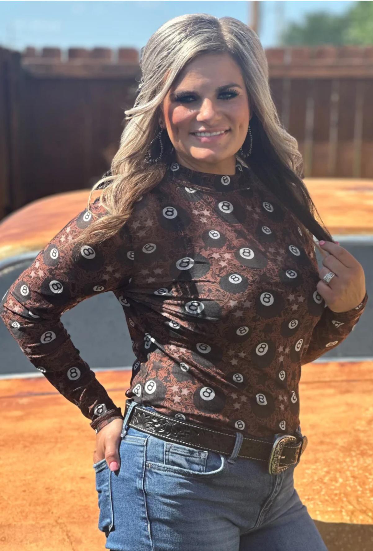 Sterling Kreek Lucky Shot Mesh Top Product Image