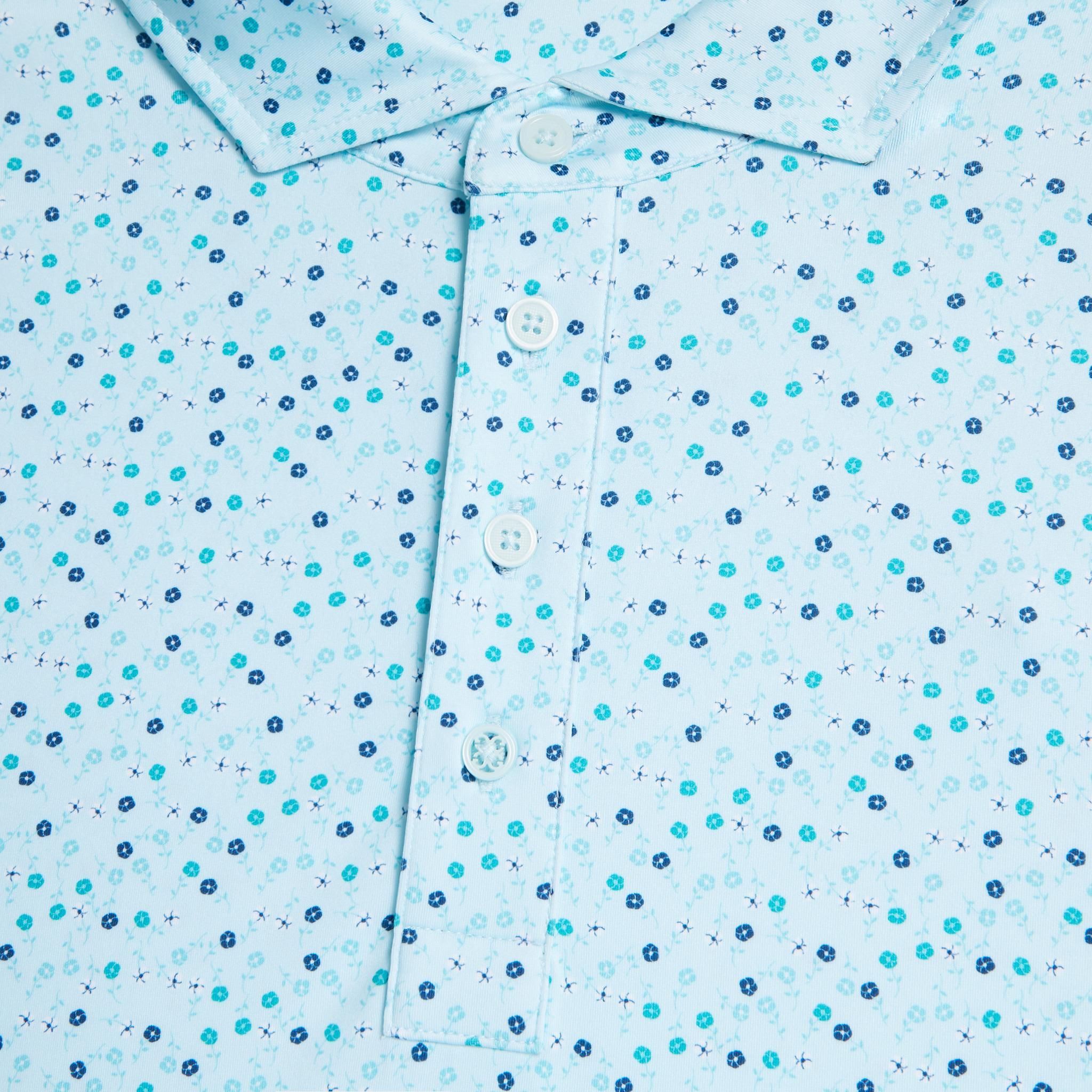 AYE POPPY TECH JERSEY MODERN SPREAD COLLAR POLO Product Image