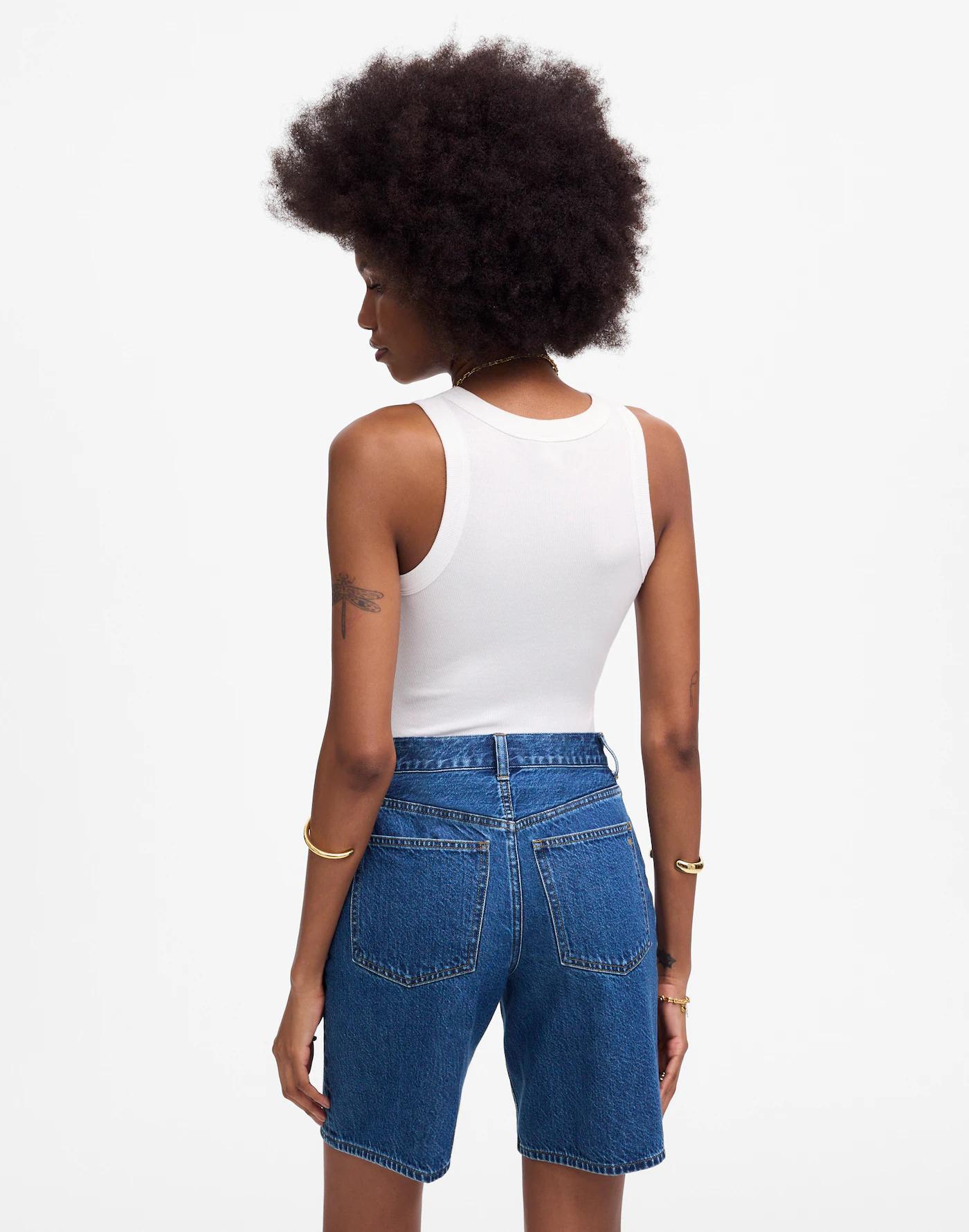 The 1997 Denim Bermuda Short Product Image