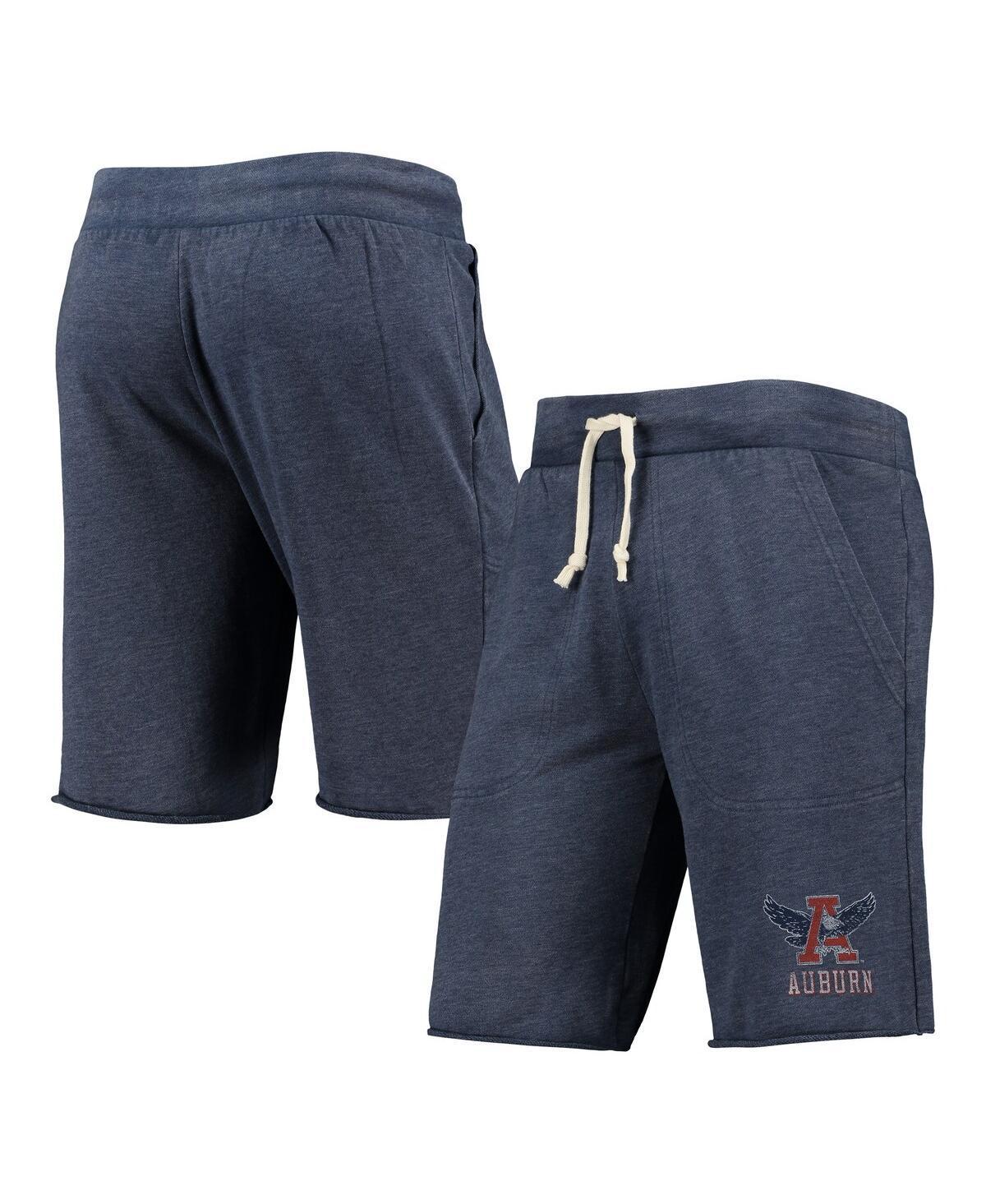 Men's Heathered Navy Alternative Apparel Auburn Tigers Victory Lounge Shorts, Size: XL, Blue Product Image