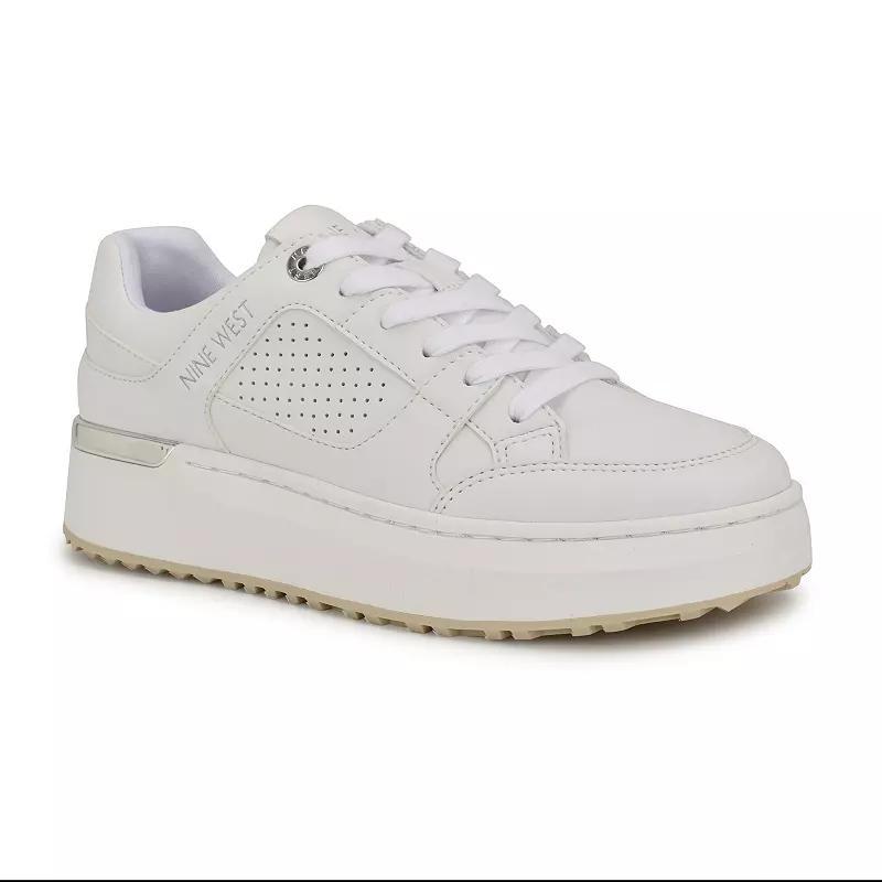 Nine West Camp Women's Casual Sneakers, Size: 9, White Product Image