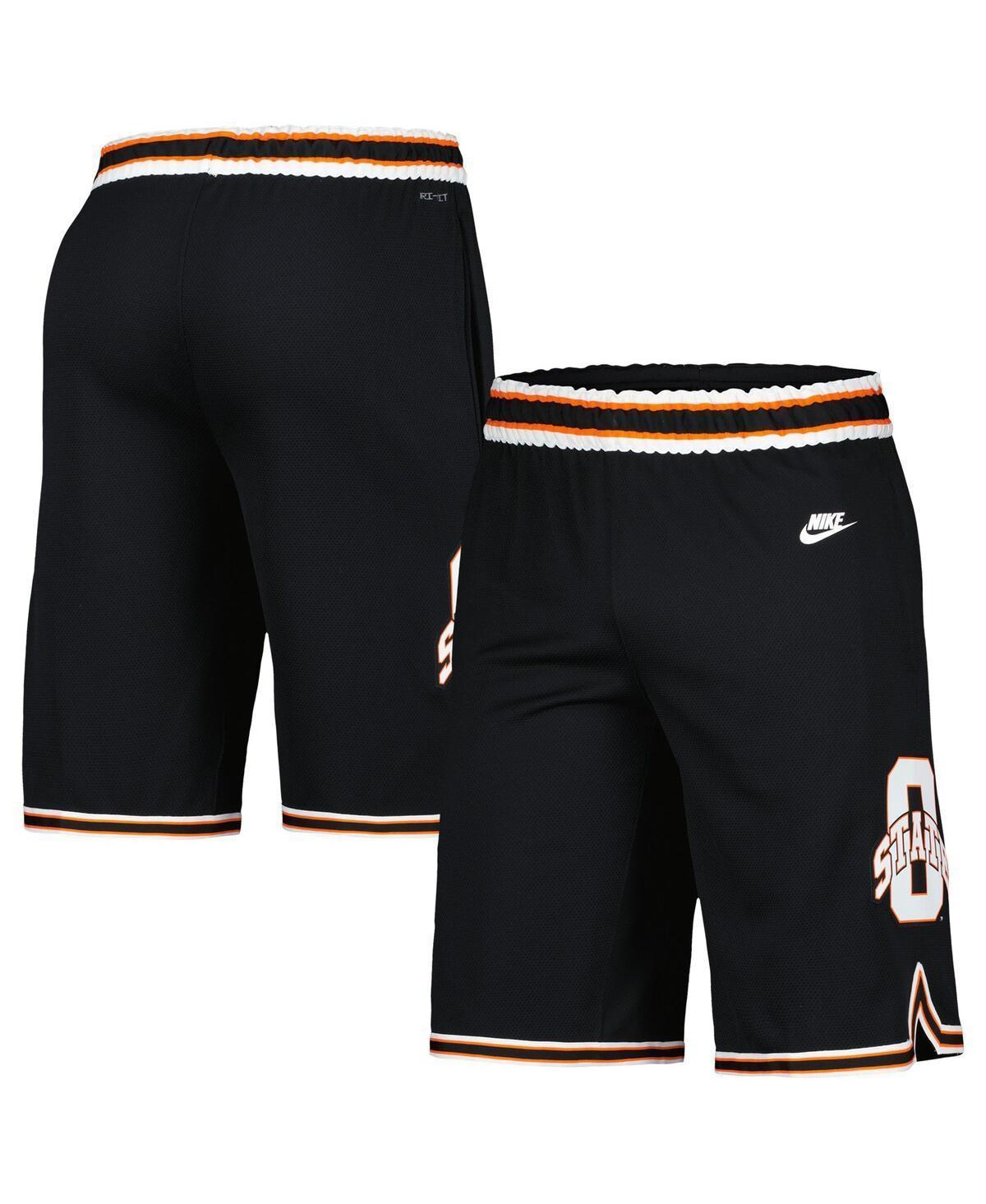 Men's Nike Black Oklahoma State Cowboys Retro Replica Basketball Shorts, Size: Small Product Image