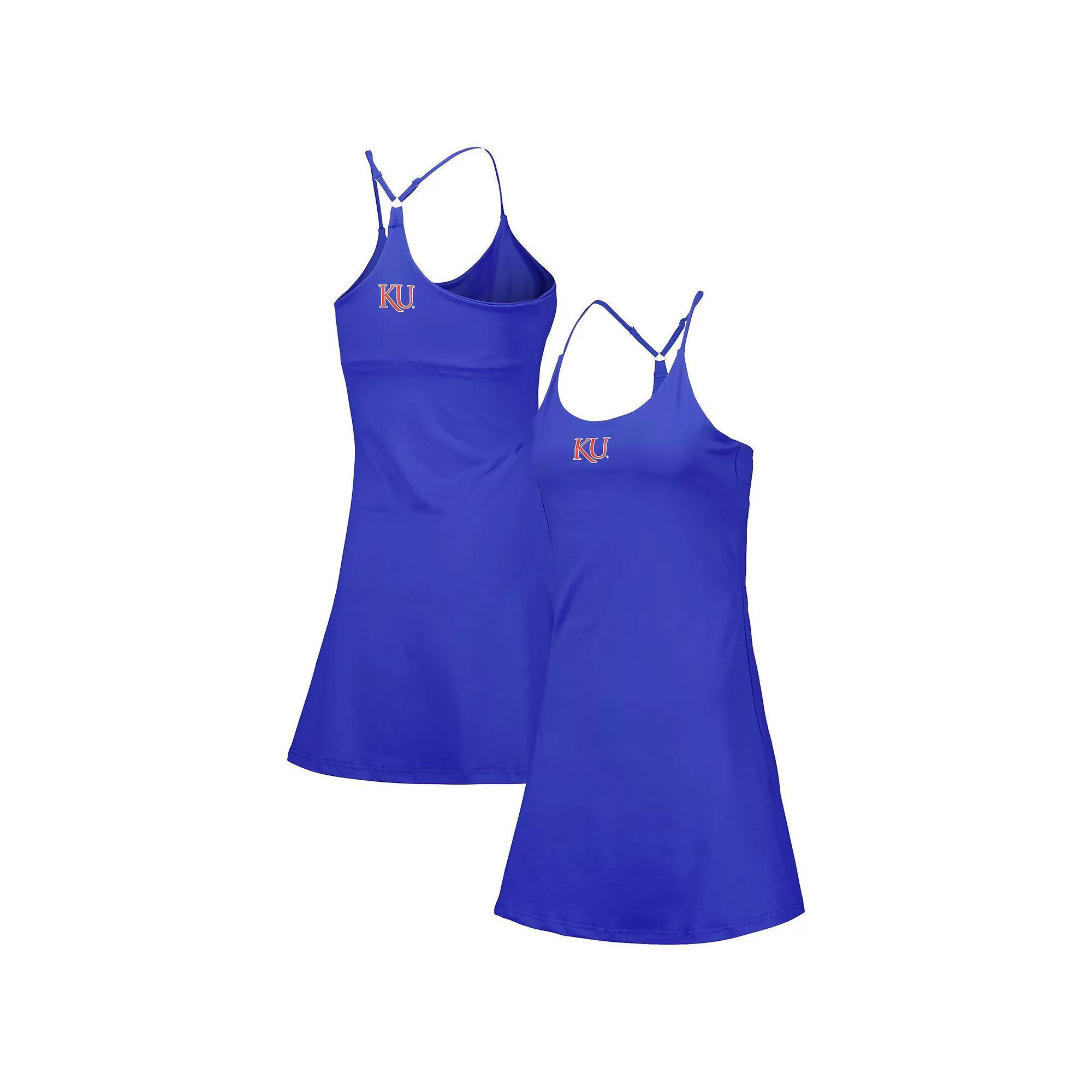 Women's Established & Co. Royal Kansas Jayhawks Campus Rec Dress, Size: Medium, Blue Product Image