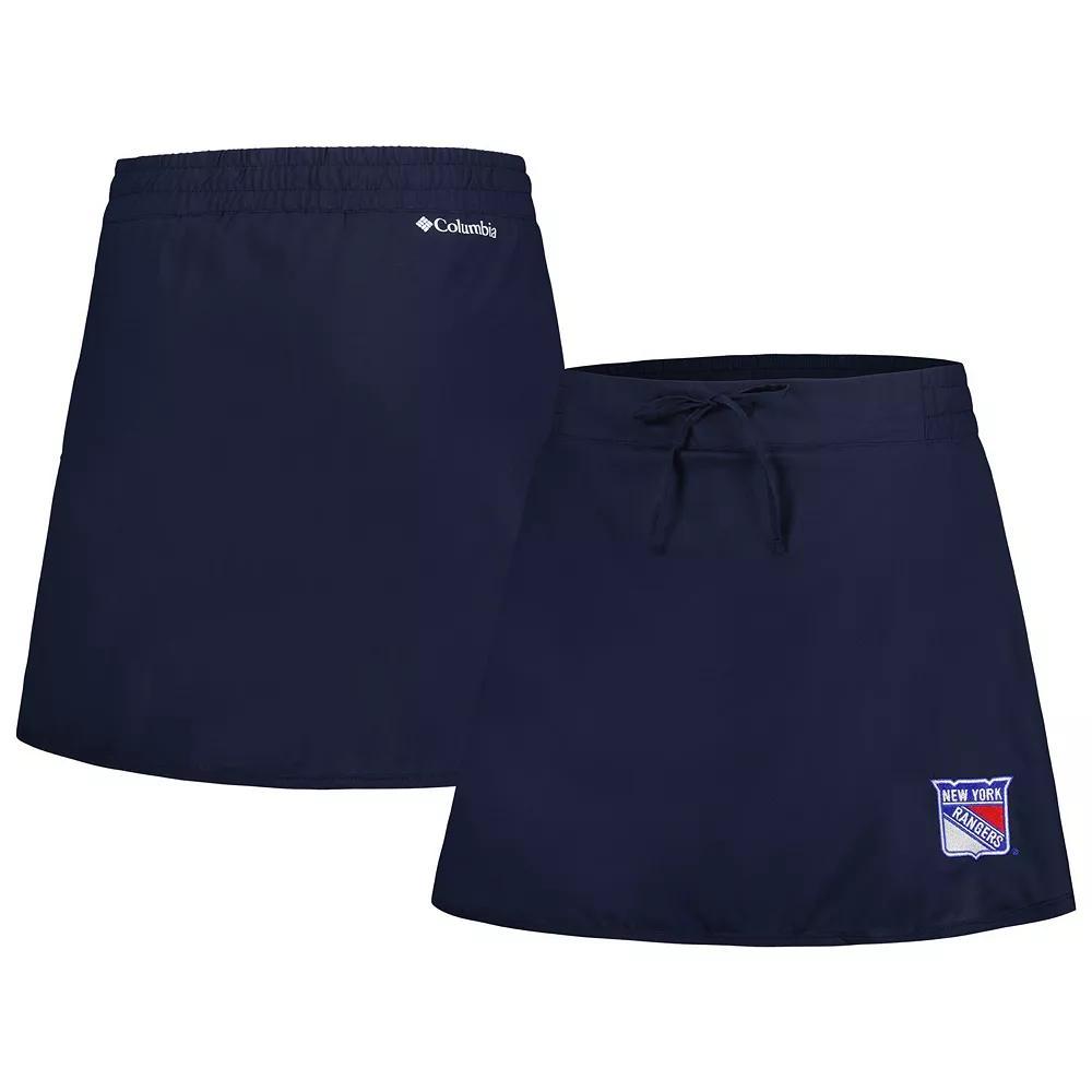 Womens Columbia Navy New York Rangers Lakewood Pines Omni-Wick Skort Ran Blue Product Image