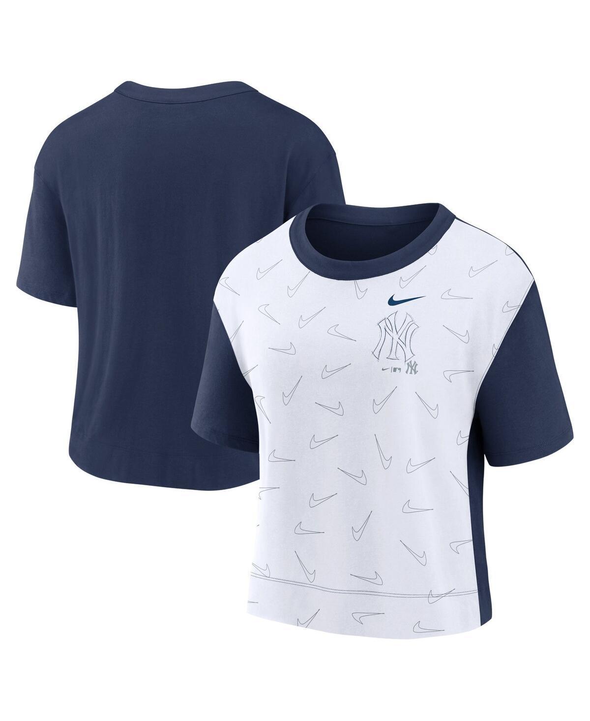 Womens Nike Navy Houston Astros Line Up High Hip Fashion T-shirt - Navy Product Image